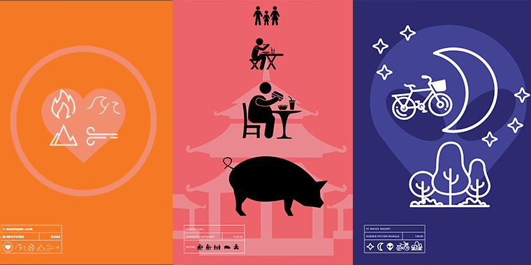 Affiches de films en pictogrammes réalisées par les étudiants de LISAA Toulouse Affiches de films en pictogrammes réalisées par les étudiants de LISAA Toulouse