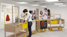 Projet cuisine mobile - étudiants LISAA locaux Pascal Projet cuisine mobile - étudiants LISAA locaux Pascal
